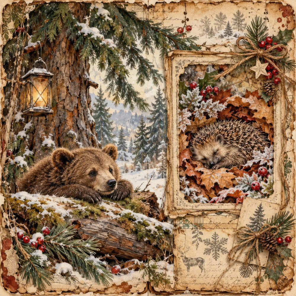 Woodland Christmas Fat Quarter Bundle