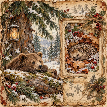 Woodland Christmas Fat Quarter Bundle