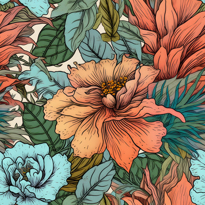 Tropical Art Florals Fat Quarter Bundle