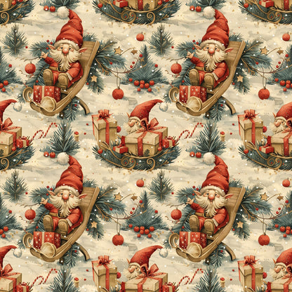 Classic Christmas Gnomes Fat Quarter Bundle