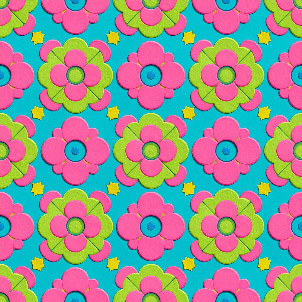 Peacock Teardrop Florals Fat Quarter Bundle