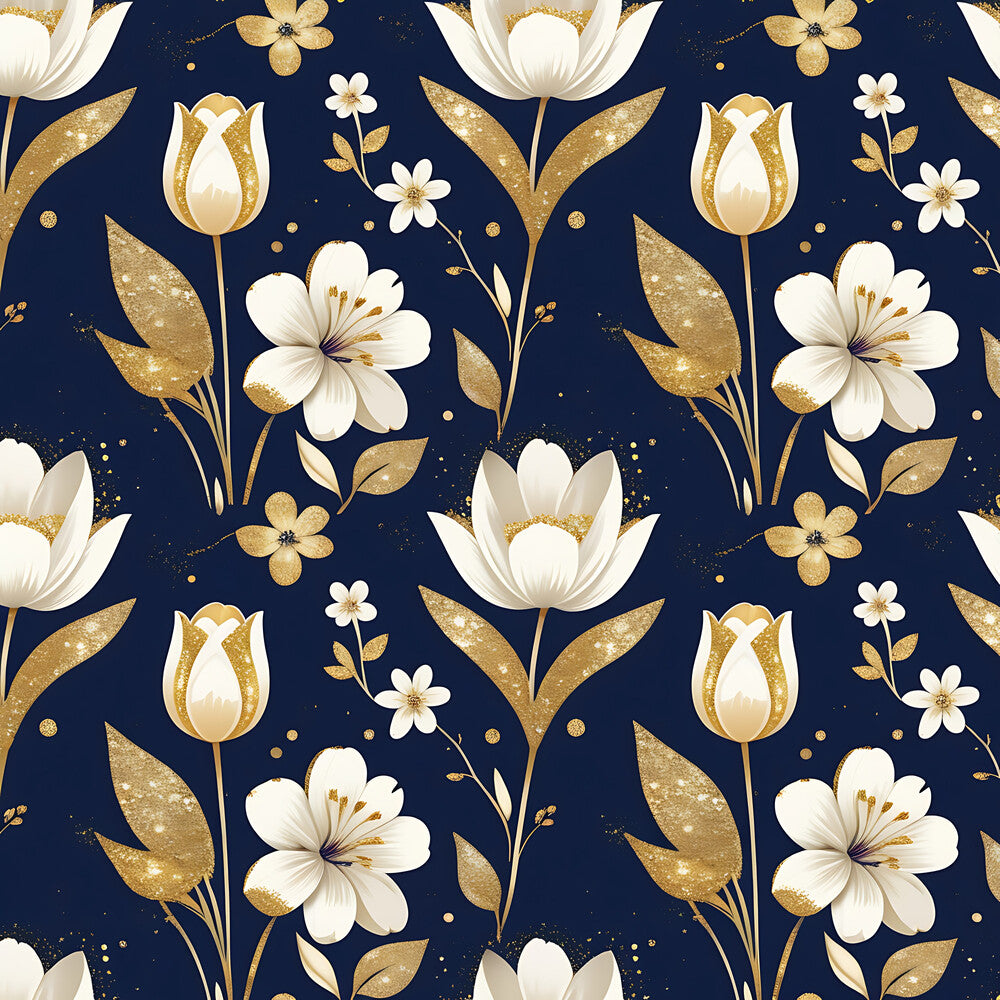 Golden Glitter Spring Fat Quarter Bundle