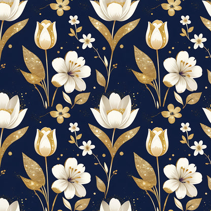 Golden Glitter Spring Fat Quarter Bundle