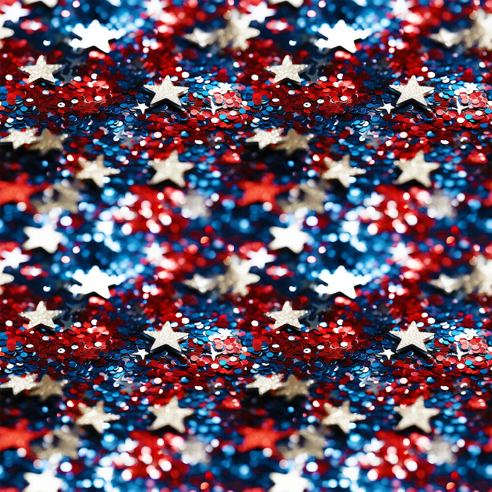 Patriotic Confetti and Glitter Fat Quarter Bundle