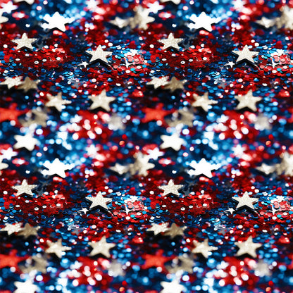 Patriotic Confetti and Glitter Fat Quarter Bundle