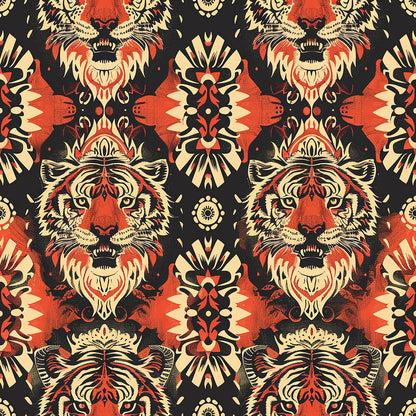 Red Tiger Fat Quarter Bundle