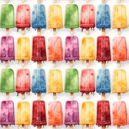 Watercolor Summer Popsicle Fat Quarter Bundle