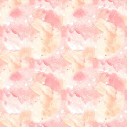 Pastel Snowflake Watercolor Winter Fat Quarter Bundle