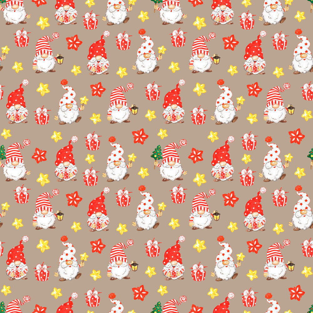 Reindeer and Gnomes Fat Quarter Bundle