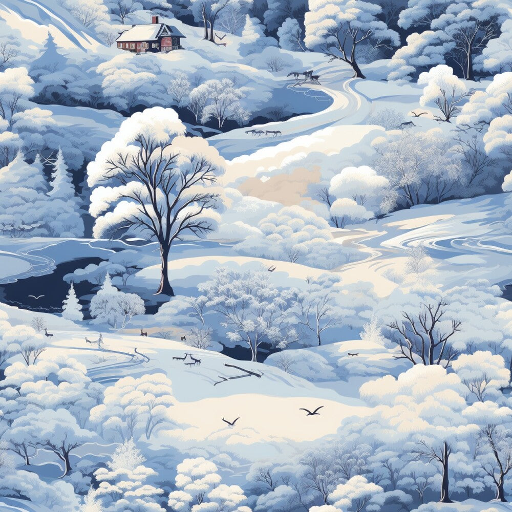 Winter Scenery Fat Quarter Bundle