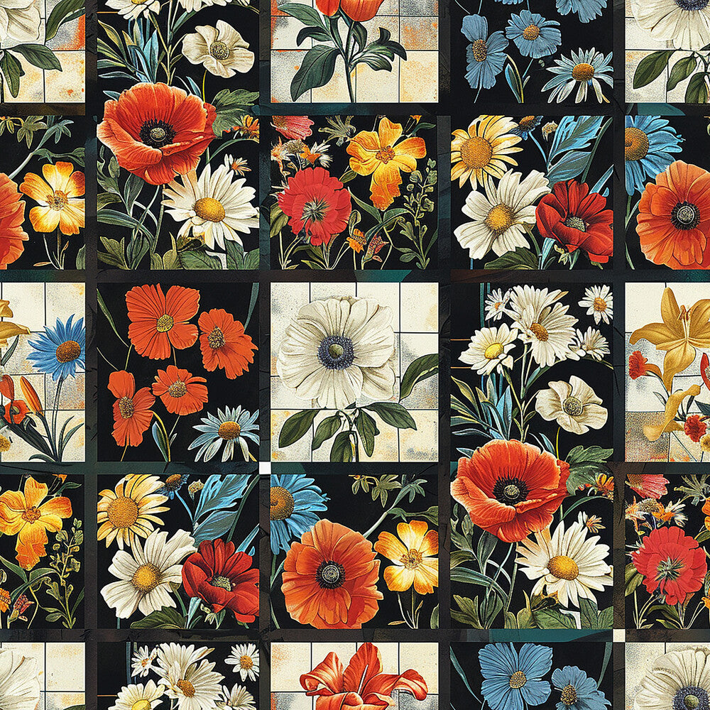 Eliza's Floral Grids Fat Quarter Bundle