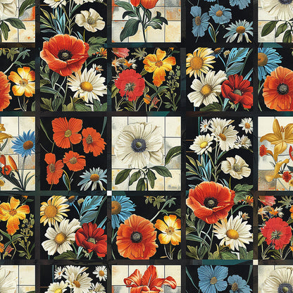 Eliza's Floral Grids Fat Quarter Bundle