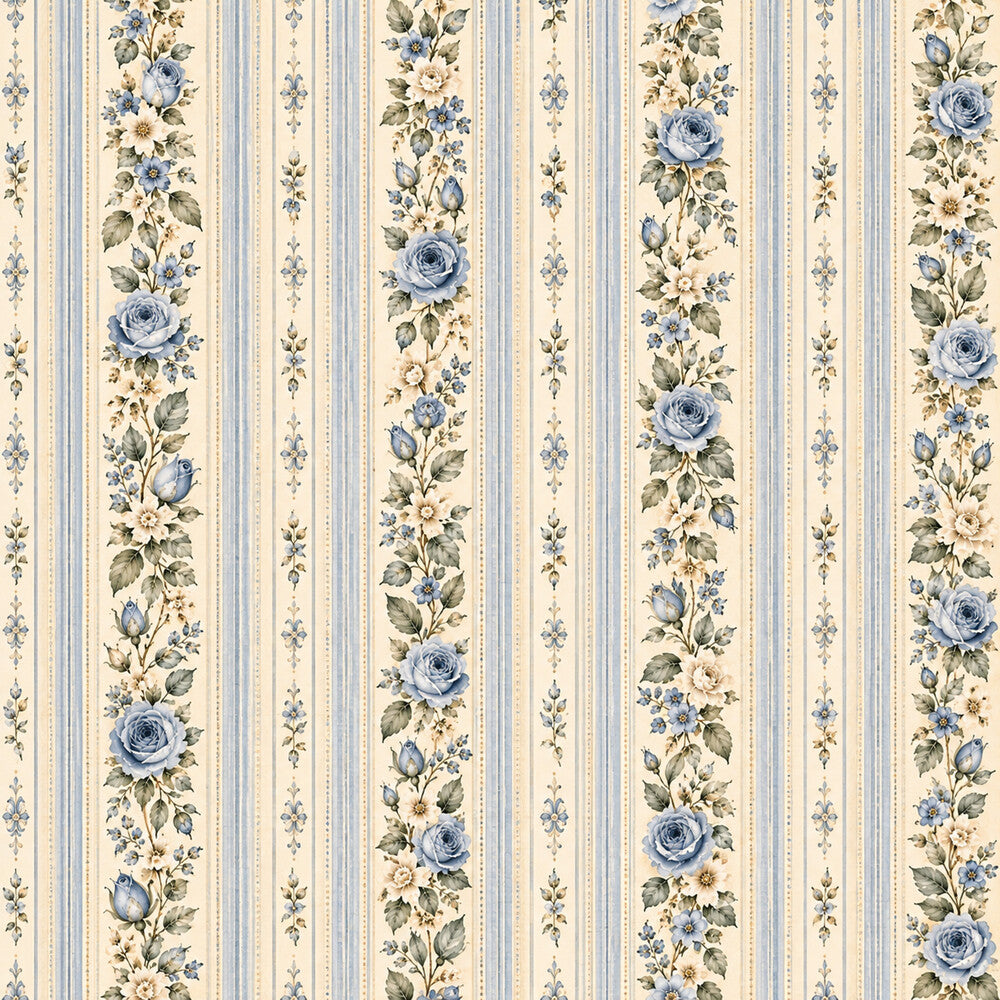 French Blue Garden Fat Quarter Bundle
