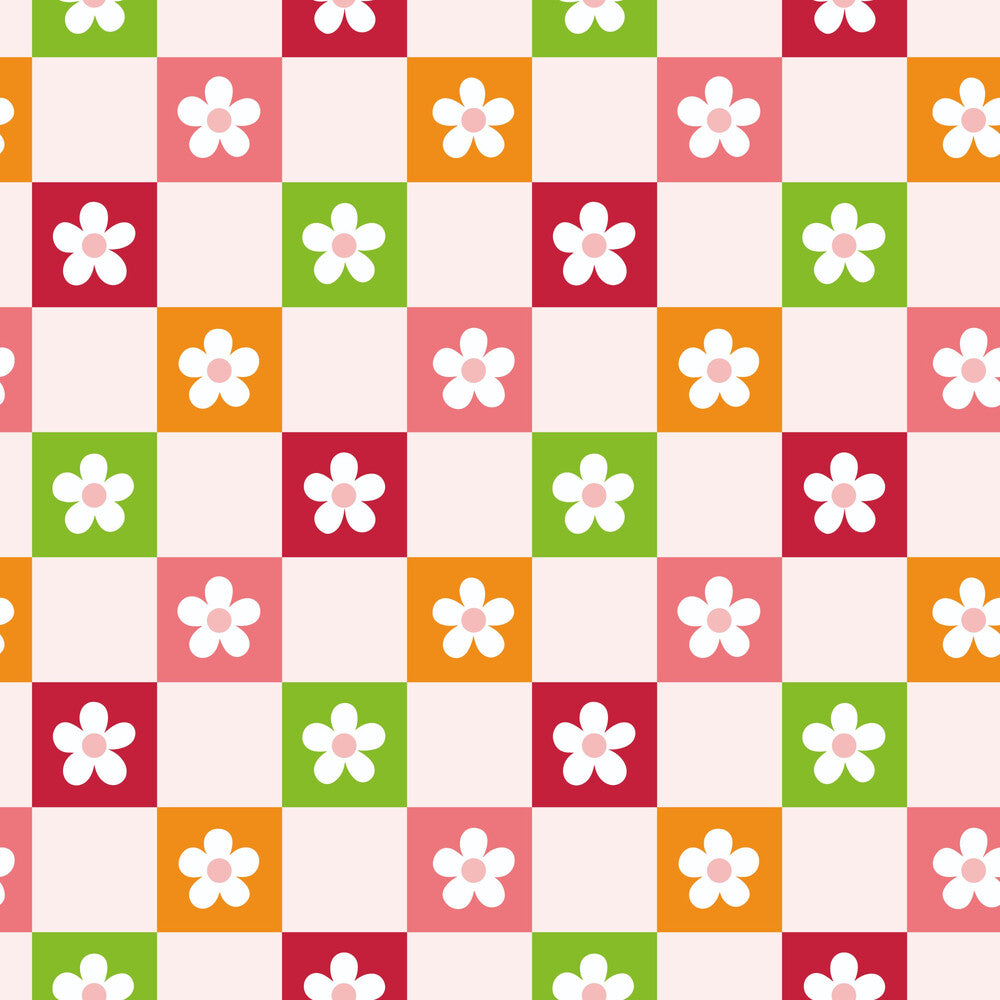 Checkered Florals Fat Quarter Bundle
