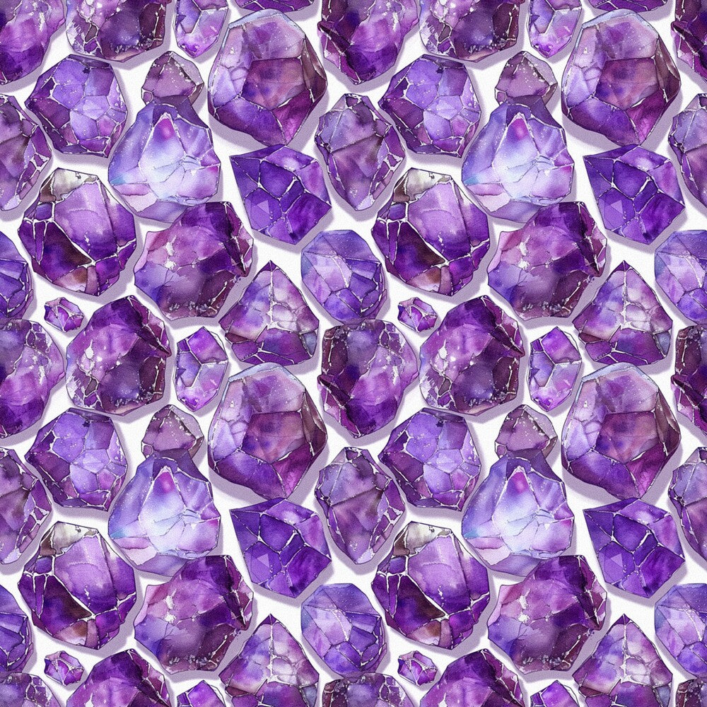 Amethyst Gemstones Fat Quarter Bundle