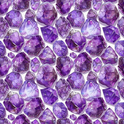 Amethyst Gemstones Fat Quarter Bundle