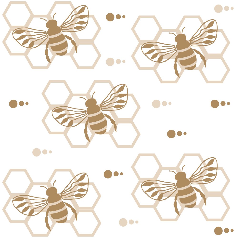 Handdrawn Bees Fat Quarter Bundle