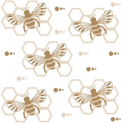 Handdrawn Bees Fat Quarter Bundle