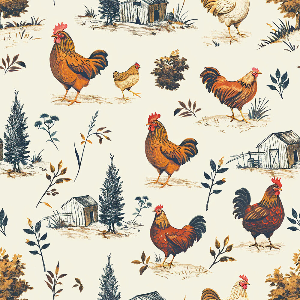 Farmhouse Chickens Fat Quarter Bundle