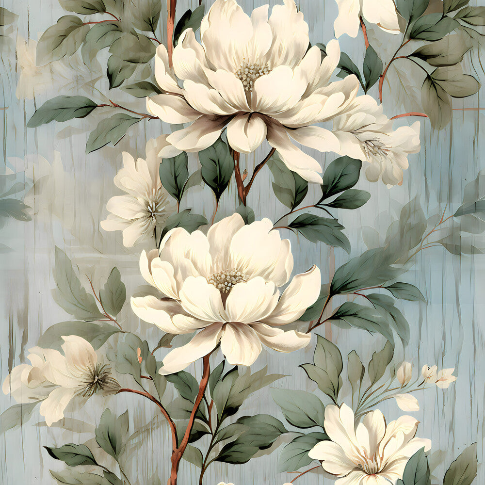 Pastel Floral Wood Fat Quarter Bundle