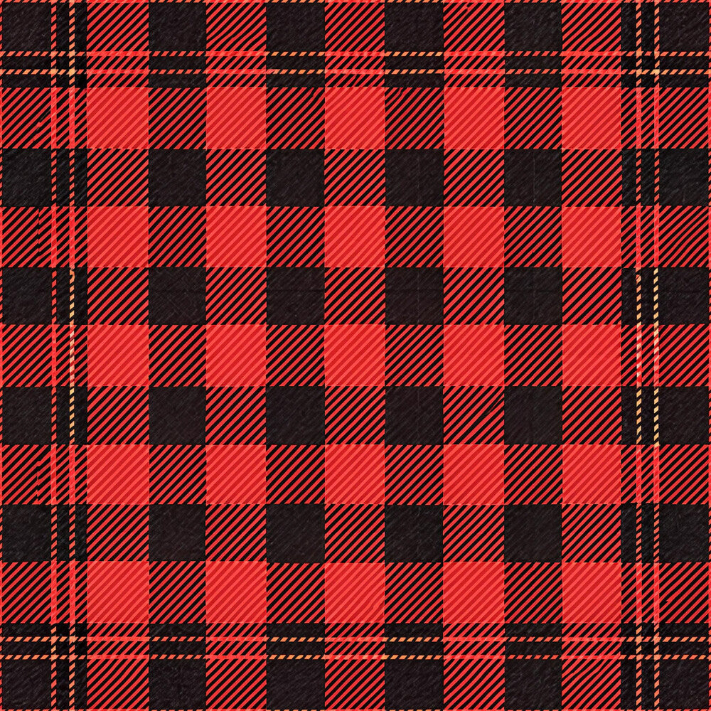 Classic Red and Black Buffalo Plaid Fat Quarter Bundle
