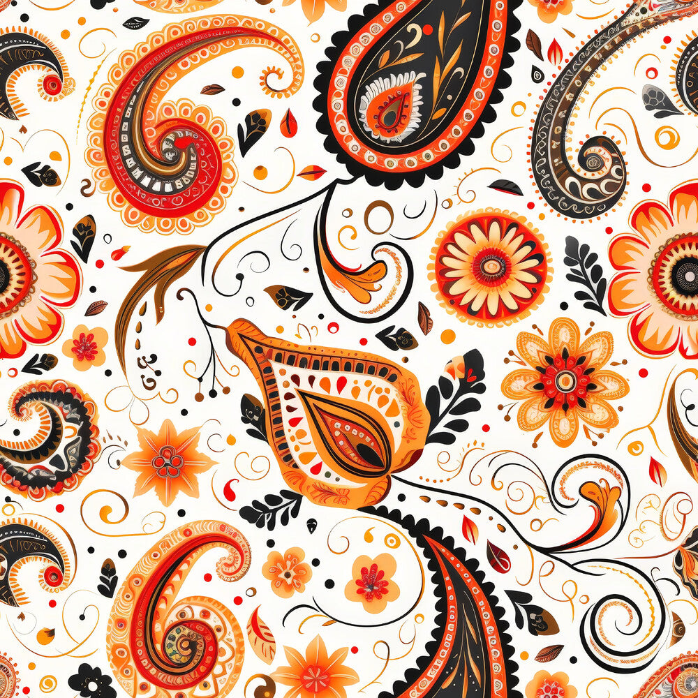 Boho Floral Paisley Fat Quarter Bundle