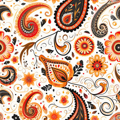 Boho Floral Paisley Fat Quarter Bundle