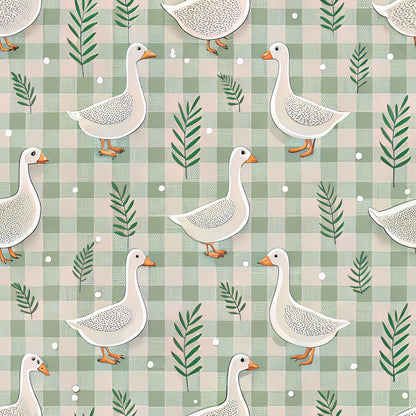 Goose Gingham Fat Quarter Bundle