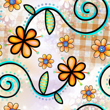 Watercolor Floral Collage Fat Quarter Bundle