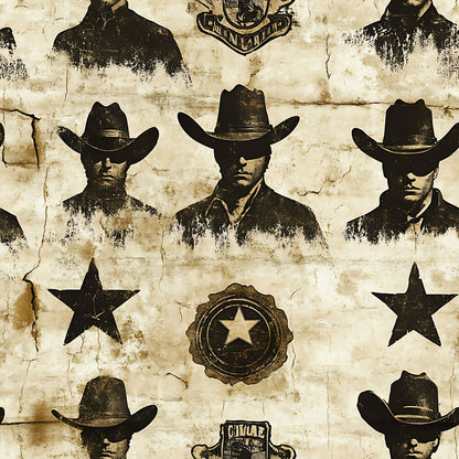Wild West Wanted Signs Fat Quarter Bundle