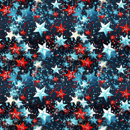 Patriotic Confetti and Glitter Fat Quarter Bundle