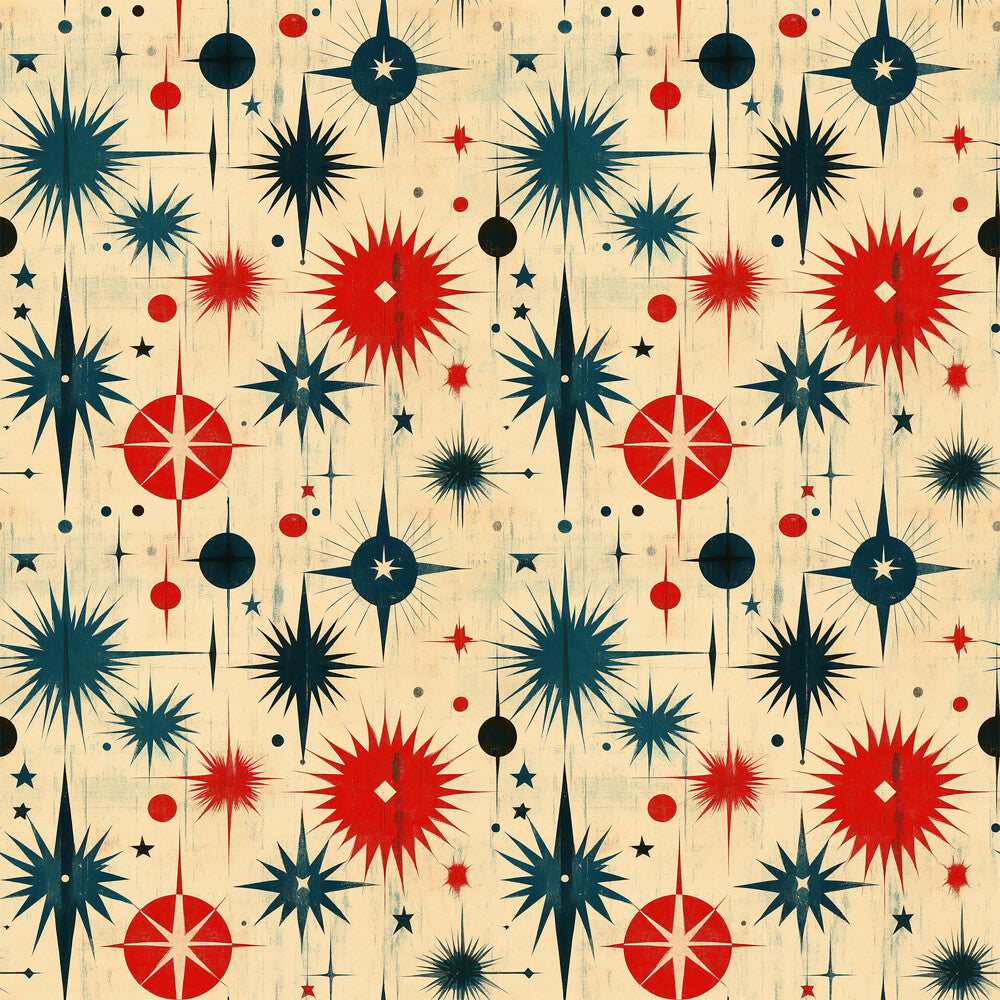 Sparkleworks Mid-Century 4th of July Fat Quarter Bundle