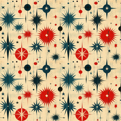 Sparkleworks Mid-Century 4th of July Fat Quarter Bundle