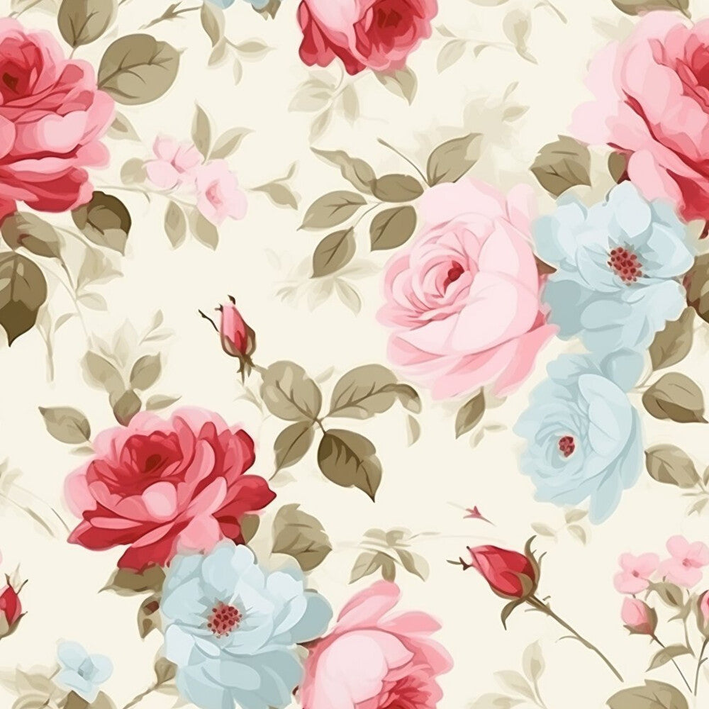 Shabby Chic Roses Fat Quarter Bundle