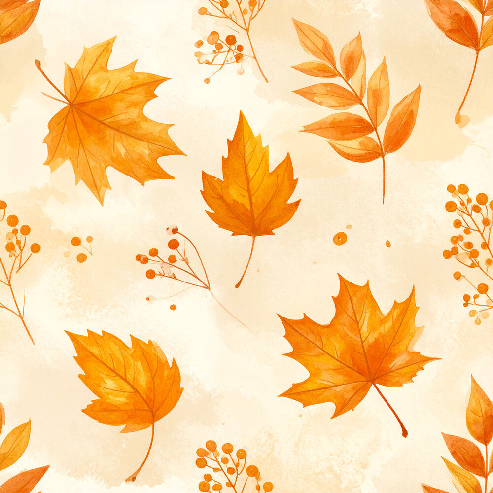 Golden Autumn Leaves Fat Quarter Bundle