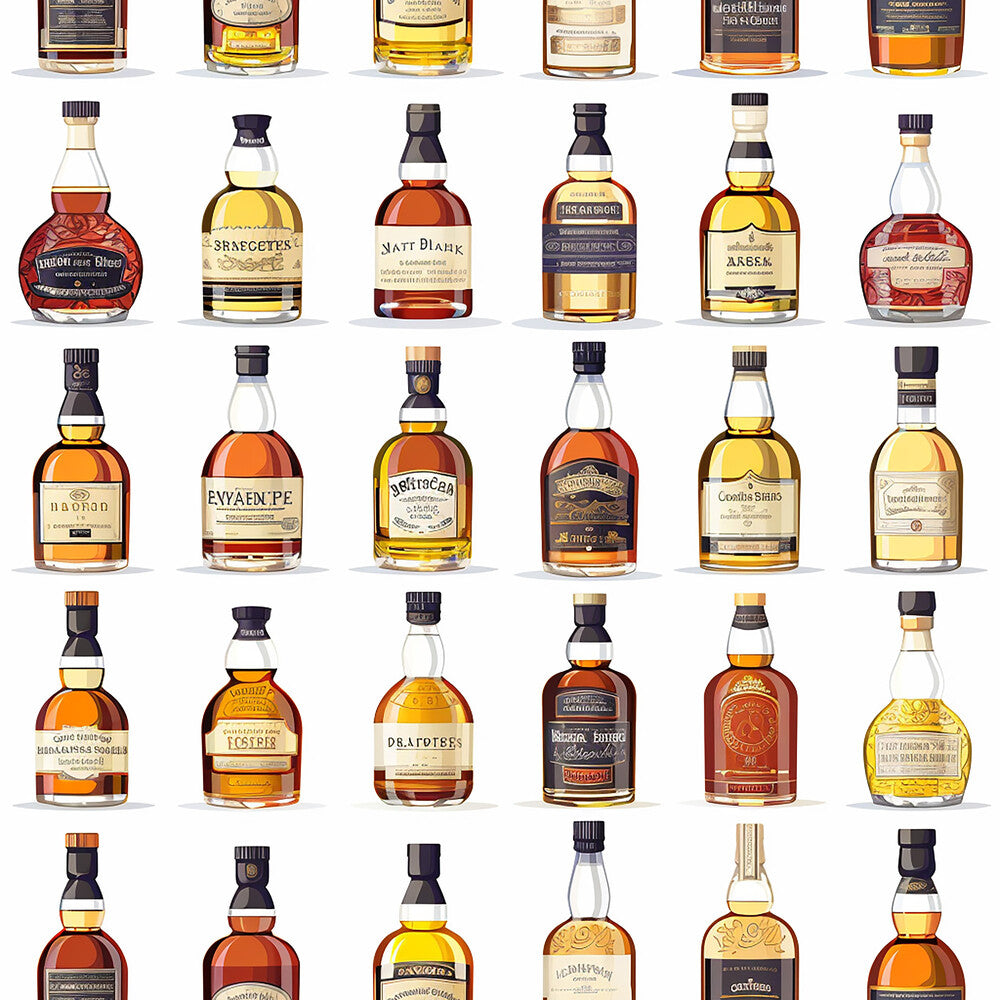 Scottish Whiskey Fat Quarter Bundle