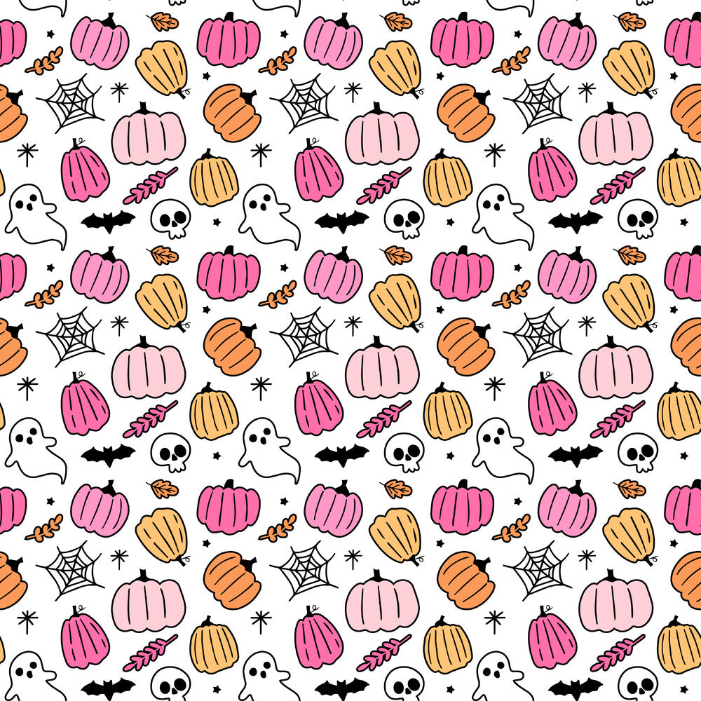 Small Pink Halloween Fat Quarter Bundle