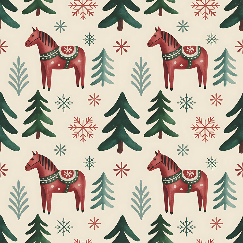 Scandinavian Folk Christmas Fat Quarter Bundle
