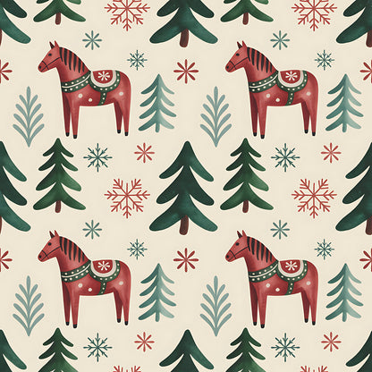 Scandinavian Folk Christmas Fat Quarter Bundle