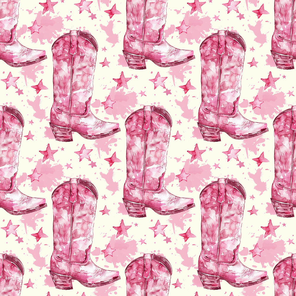 Pink Cowboy Boots Fat Quarter Bundle