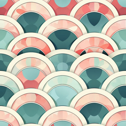 Art Deco Fish Scales Fat Quarter Bundle