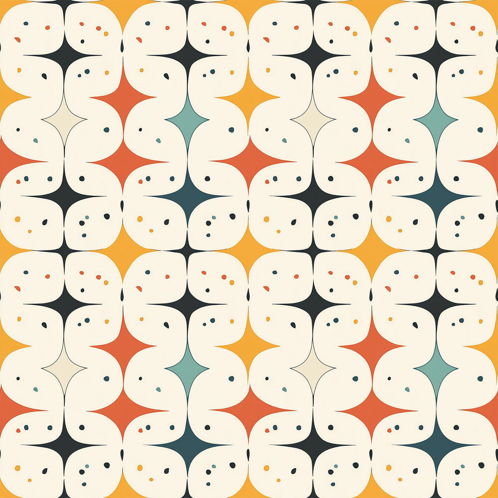 Modern Retro Geometric Fat Quarter Bundle