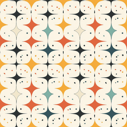 Modern Retro Geometric Fat Quarter Bundle