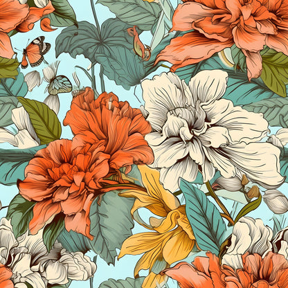 Tropical Art Florals Fat Quarter Bundle