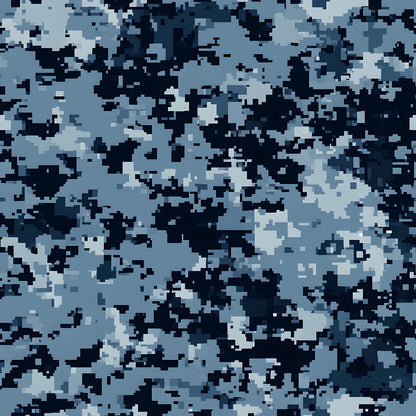 Blue Military Camouflage Fat Quarter Bundle
