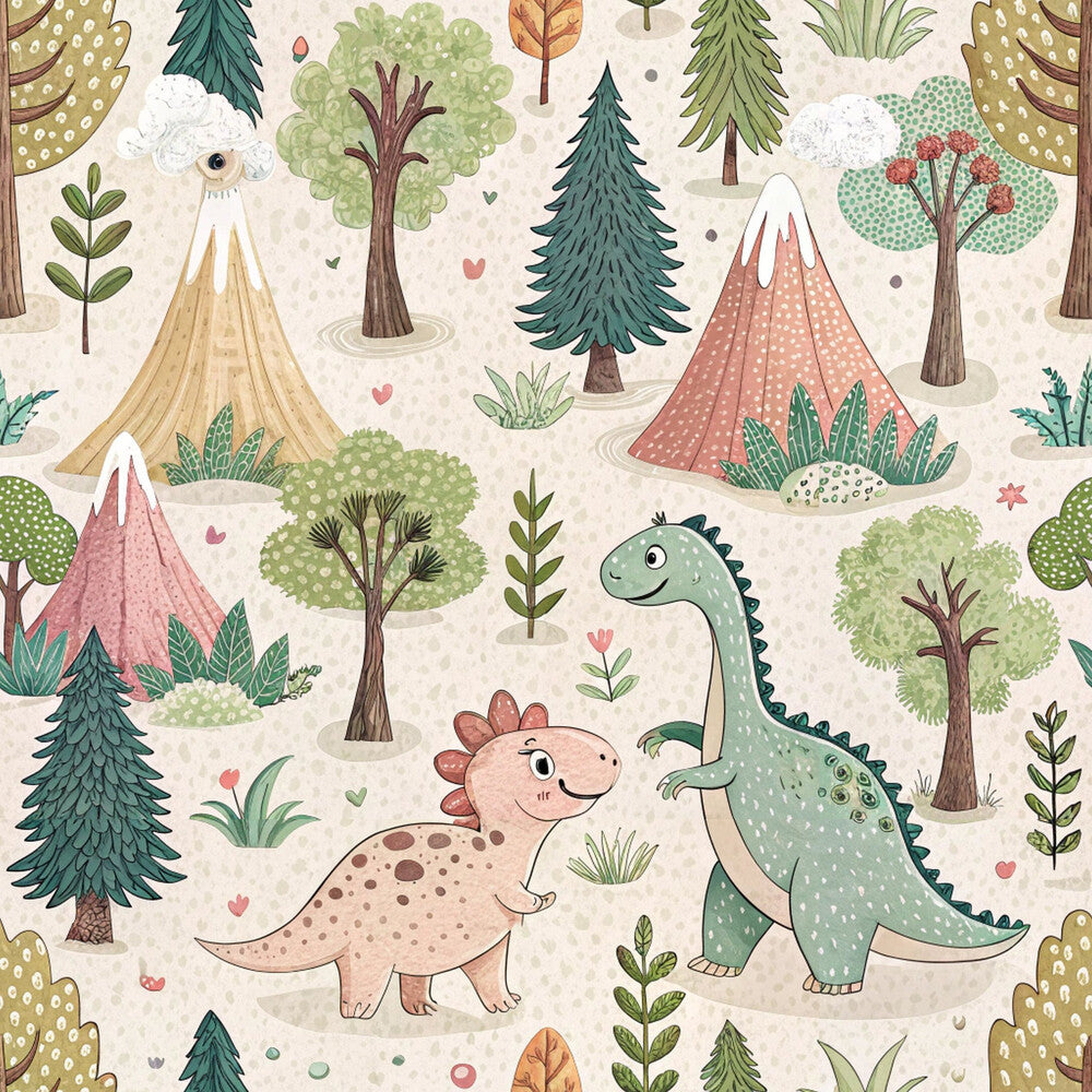 Fun Cartoon Dinosaur Fat Quarter Bundle