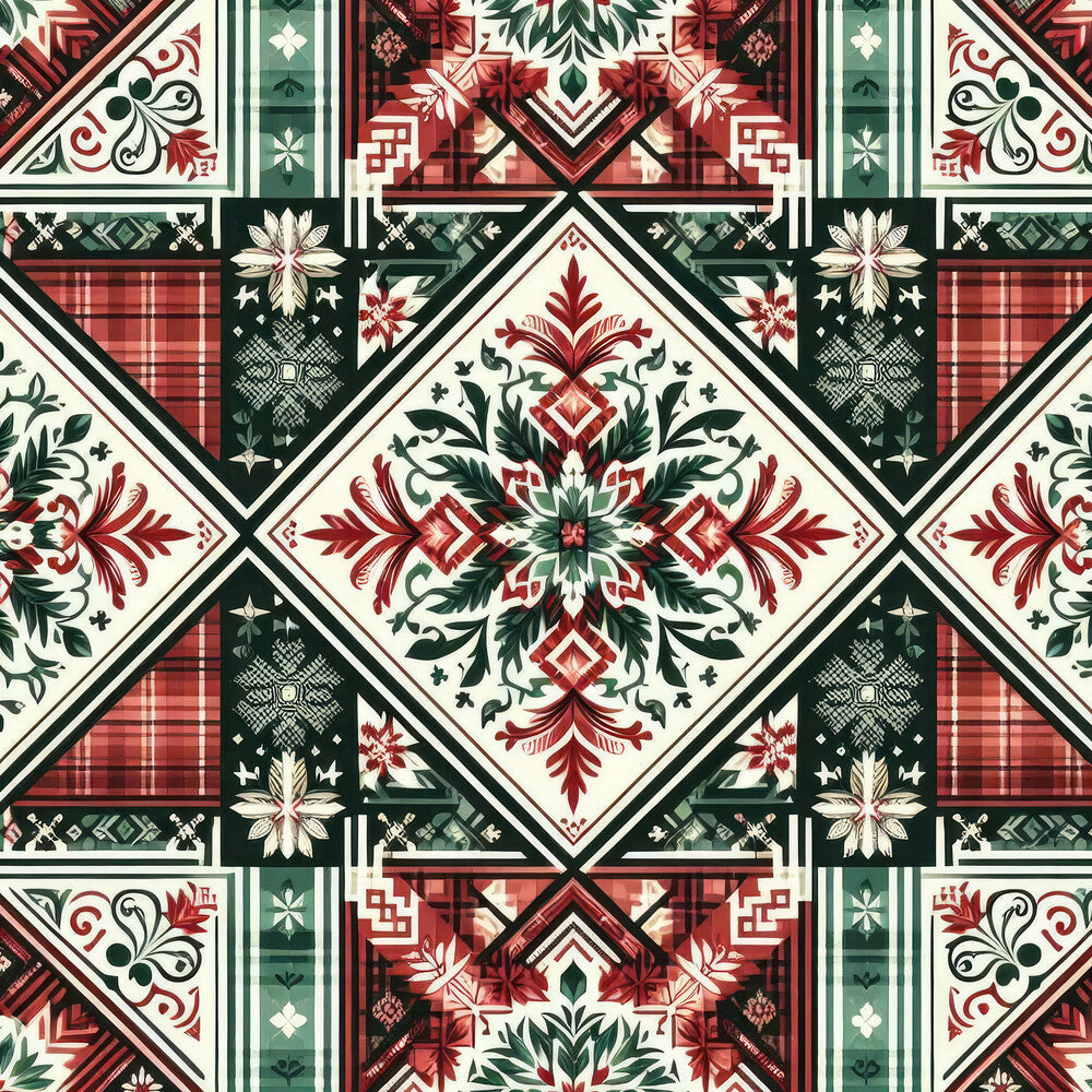 Plaid Christmas Fat Quarter Bundle