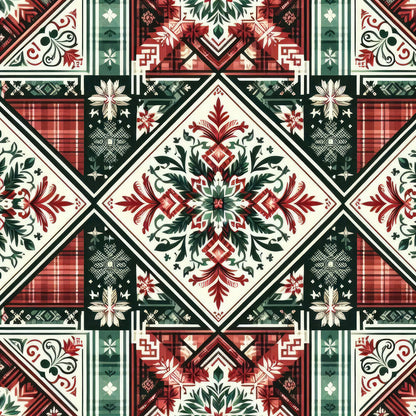 Plaid Christmas Fat Quarter Bundle