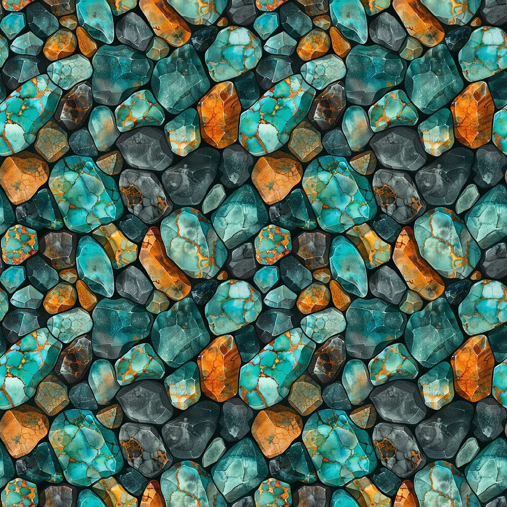 Turquoise Gemstone Fat Quarter Bundle