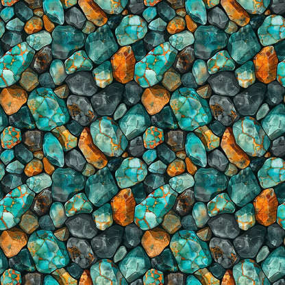 Turquoise Gemstone Fat Quarter Bundle